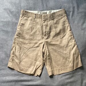 H&M Beige/Taupe Linen Shorts